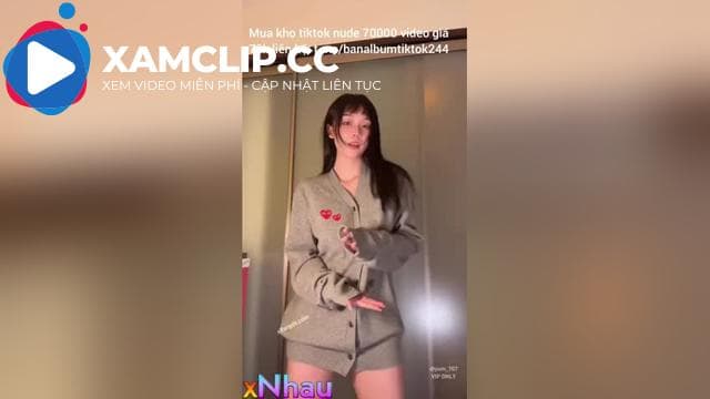 Gái xinh nhảy tiktok nude cực cuốn