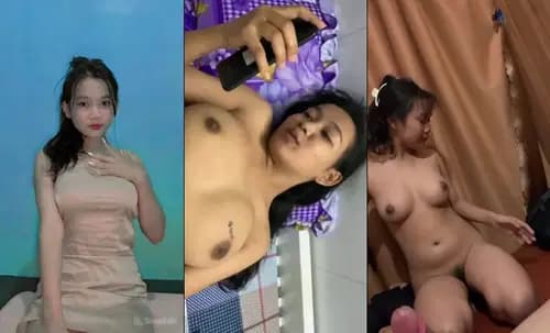 Em gái vú to xỏ khuyên bướm chơi bạo vừa gọi video với bạn vừa chịch