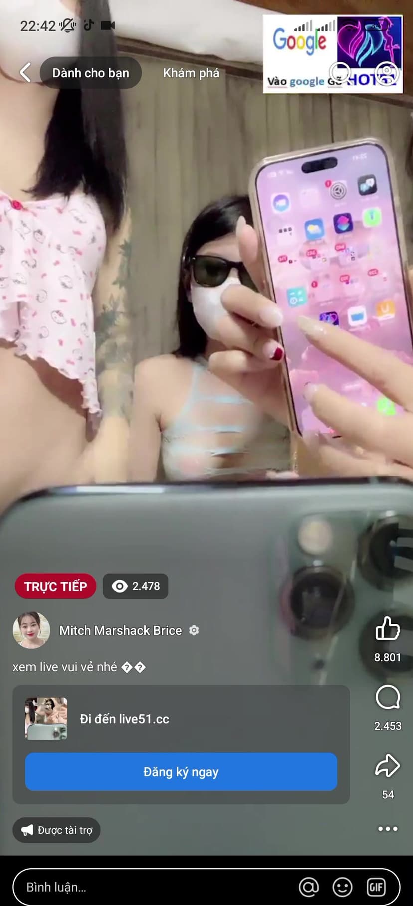 Những em gái live show cực sướng