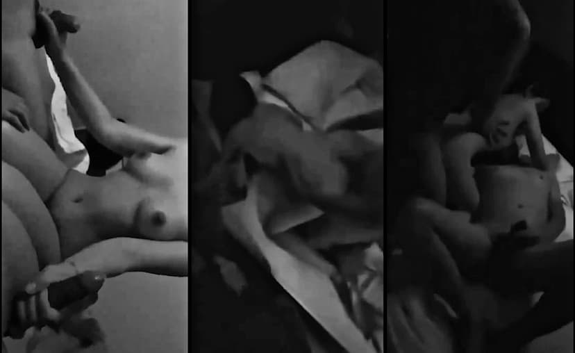 2 tay 2 súng em vẫn giả vờ ngây thơ em không biết rên mà . Đến bị 3 anh nắc cùng 1 lúc thì em rên la hét muốn bể phòng