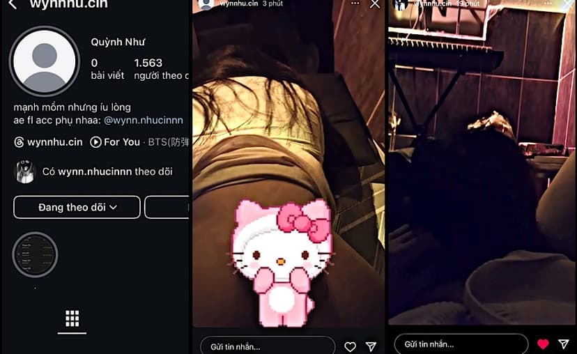 Em Quỳnh học sinh lớp 9 vào quán trà sữa cho bạn cùng lớp lếu lều địt xuất trong rồi quay up story phô dâm 