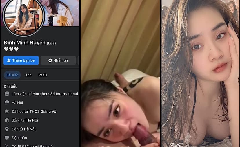 [Hot] Đình Minh Huyền múi mít xăm trổ Hà Nội lộ clip địt nhau với anh trai xã hội . Lổ đít to thế kia chắc hay some lắm