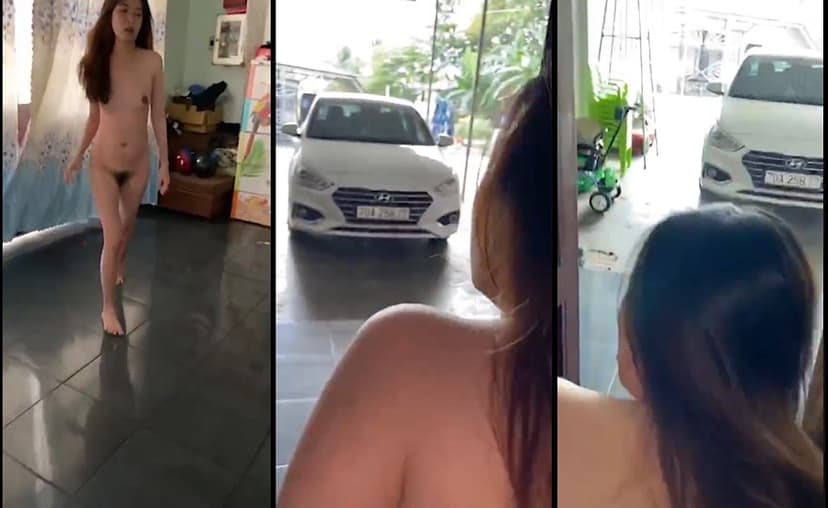 Public mở toang cửa nhà địt nhau cho hàng xóm xem . Vợ chồng đồng lòng dâm dục thì cả xóm có phim xem đều