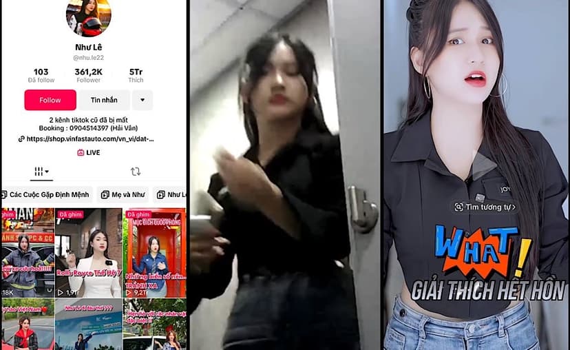 [Hot] Hot tiktoker Như Lê lộ clip bị quay lén lúc đi đái lau bím . Lông lồn tua tủa dáng nuột thôi rồi