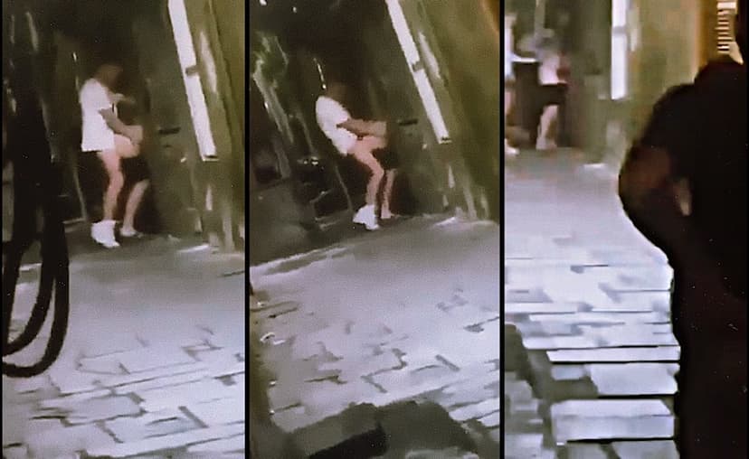 [Shock] Cặp đôi đụ public hơn máy khâu trong hẻm vắng Quận 12 bị hình sự tuần đêm bắt gặp . Vừa lên đỉnh địt tung lol xuất tinh thì lên phường ngồi