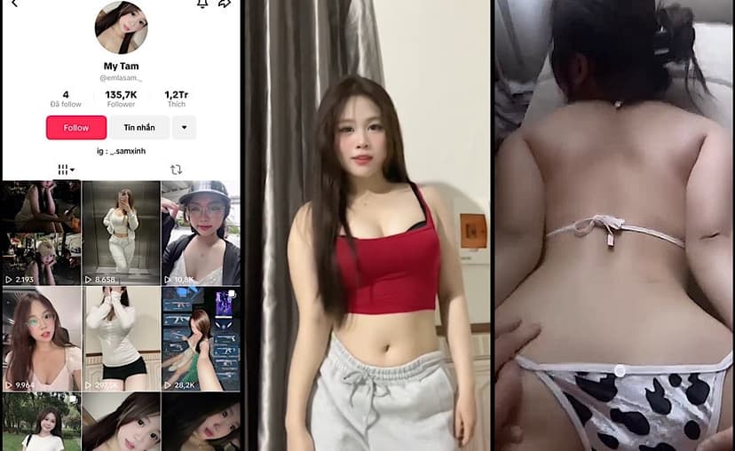 [Hot] Hot Tiktoker hơn 140k Fl Sam sik lại tiếp tục lộ clip . Doggy khẩu dâm ác chiến vãi đái Part 2