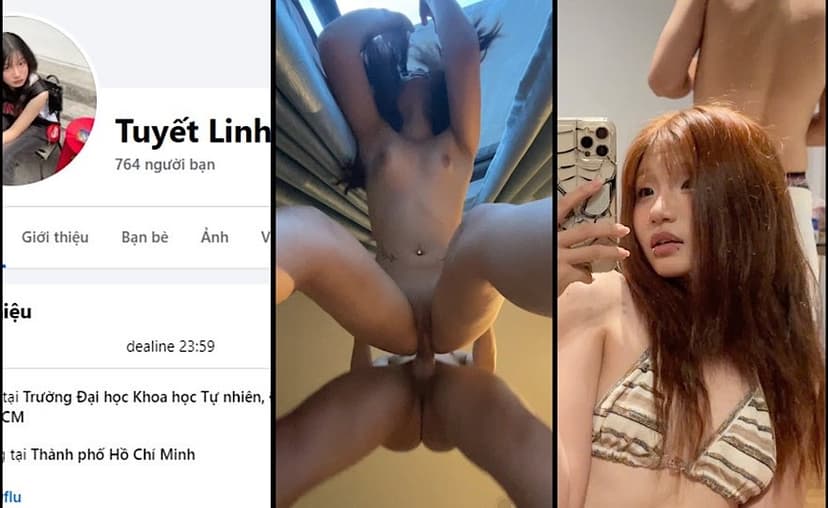[Hot] Tuyết Linh 2k6 Sinh viên khoa tự nhiên Đại học Quốc Gia HCM dáng cực nuột lộ clip doggy bên cửa sổ rên la cực nứng