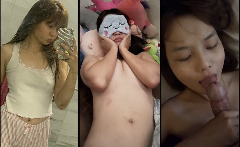 Trúc vy 2k6 sinh viên Đại học Hà Nội lộ clip bú cu ny mặt sung sướng hả hê vì được mút buồi to